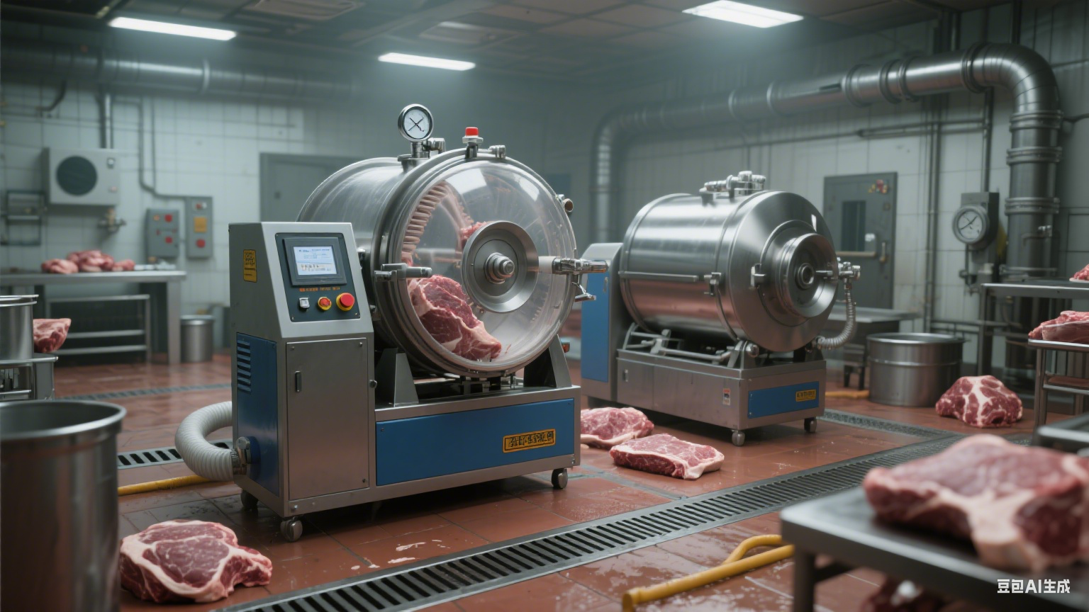 牛肉真空滚揉机：转速变频与普通款的全面比较(1)