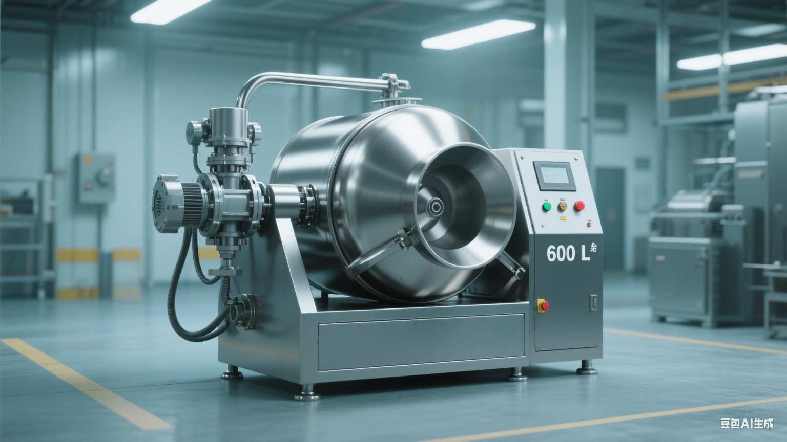 600L的不锈钢液压滚揉机是怎样运作的？容量大的好处是什么？(2)