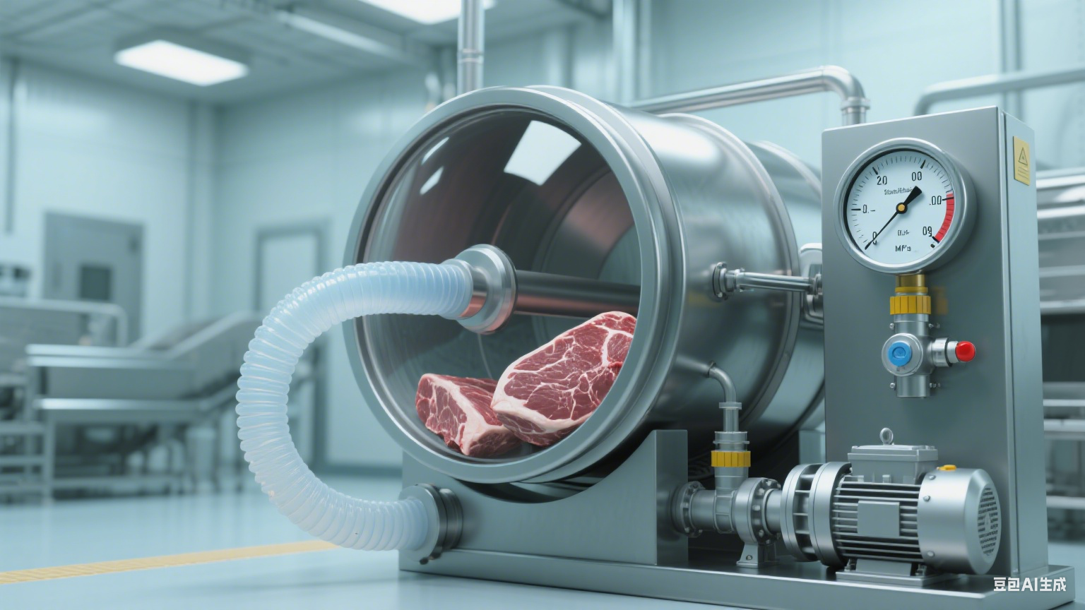 600L的不锈钢液压滚揉机是怎样运作的？容量大的好处是什么？(4)