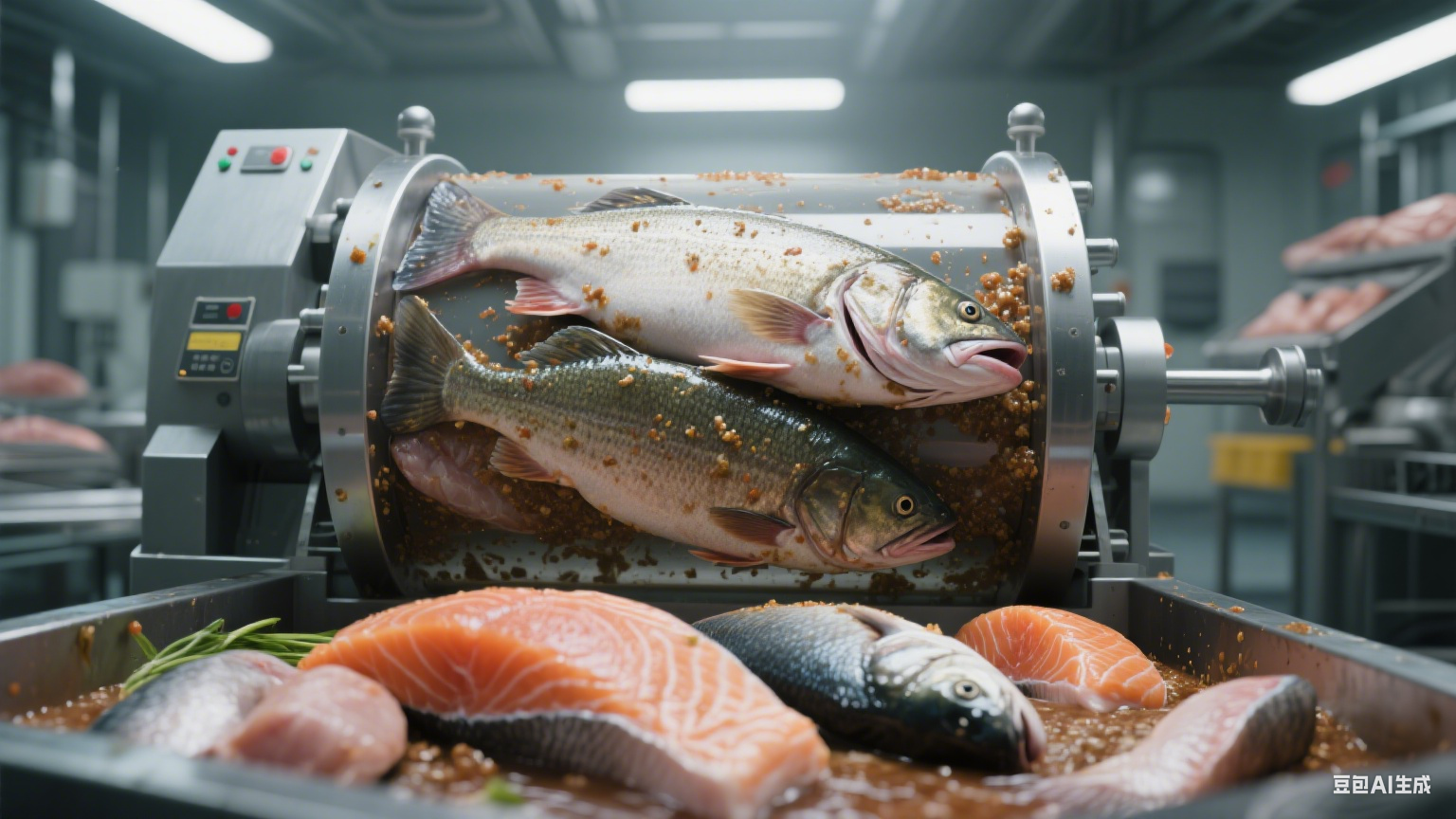 380v800L的真空滚揉机详细参数和适用于什么产品？(8)