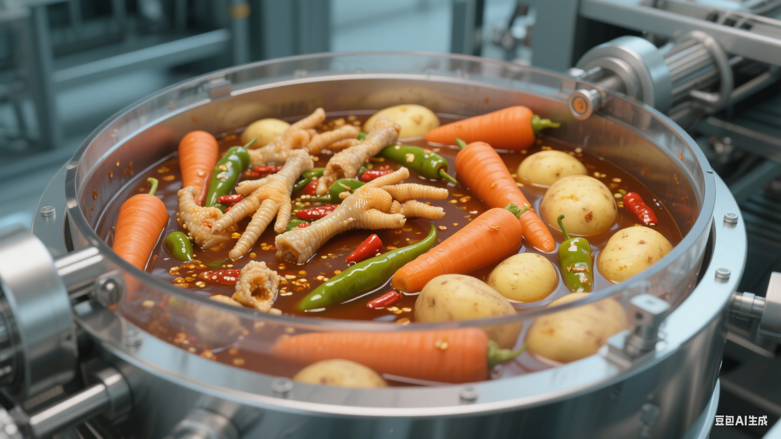 380v800L的真空滚揉机详细参数和适用于什么产品？(10)