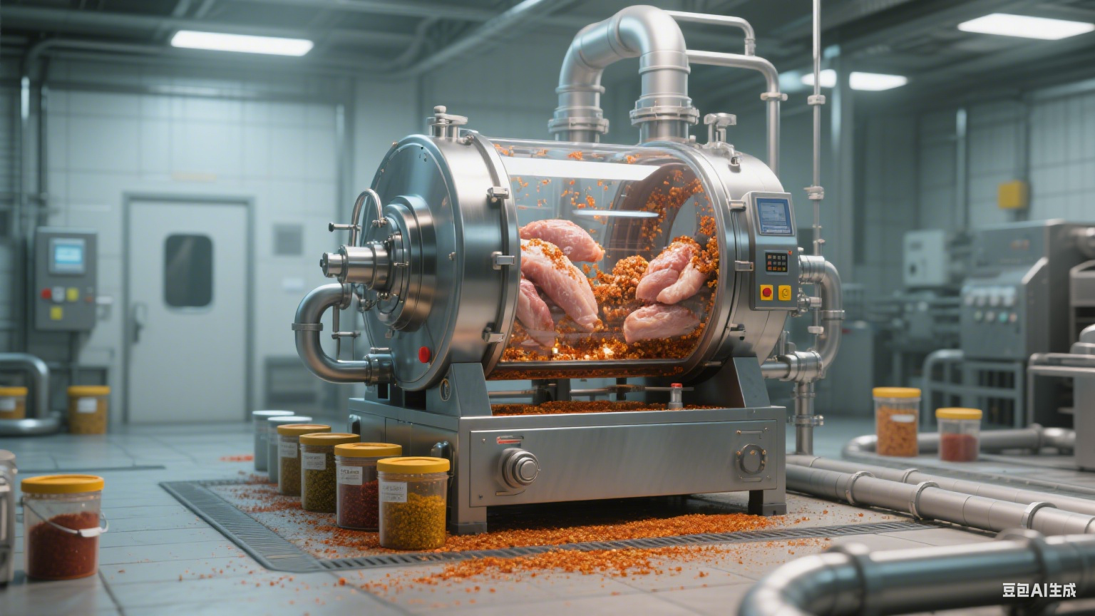 真空滚揉机:给食材 “做 SPA” 的食品加工高手(1) 真空滚揉机:给食材 “做 SPA” 的食品加工高手(1)