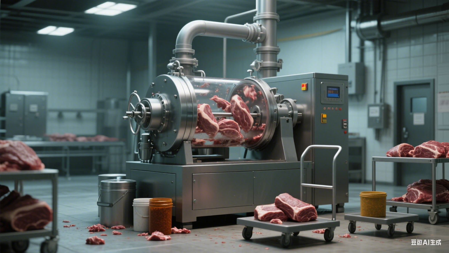 真空滚揉机：穿梭在食品加工场的 “风味魔法师”(2)