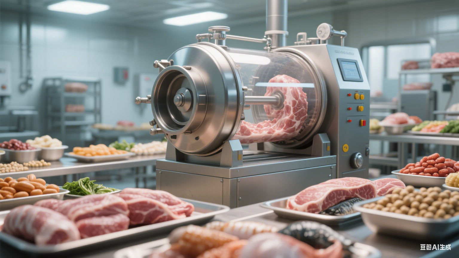 真空滚揉机：穿梭在食品加工场的 “风味魔法师”(1)