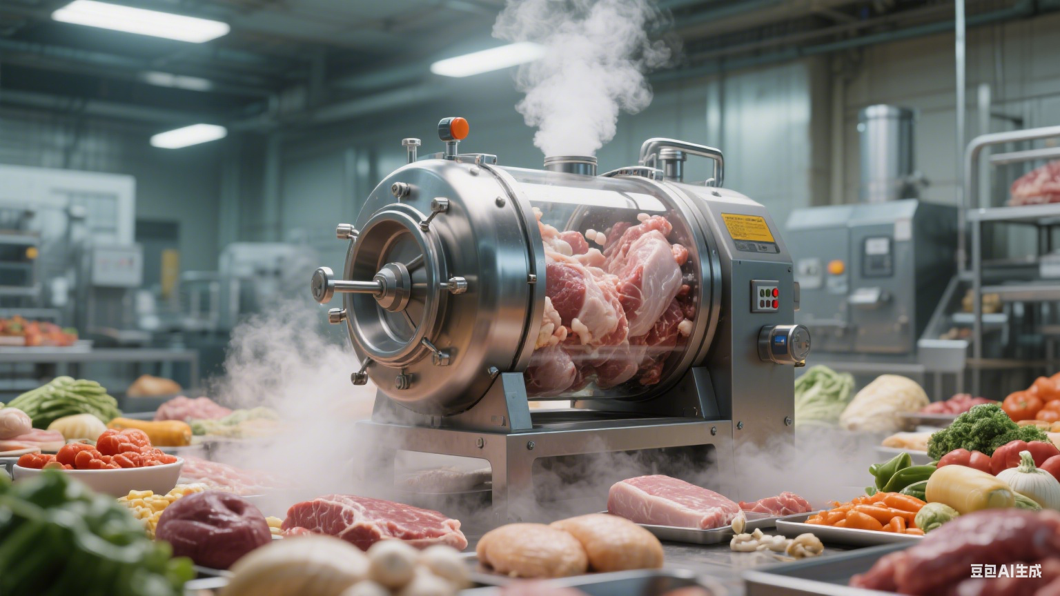 真空滚揉机：穿梭在食品加工场的 “风味魔法师”(5)