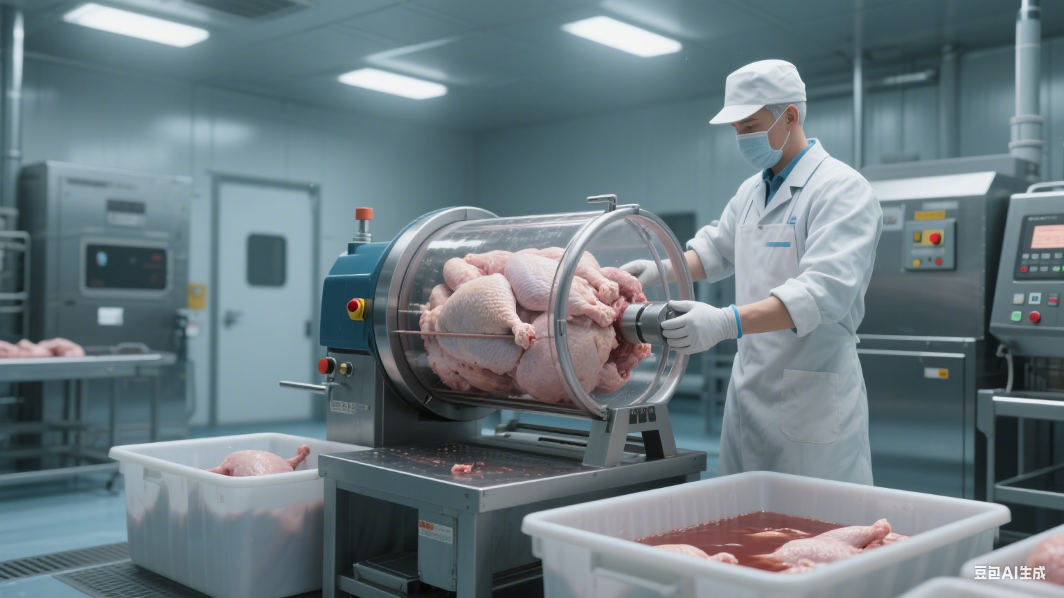 滚揉机的杀菌特性：低温腌制与协同杀菌逻辑(3)