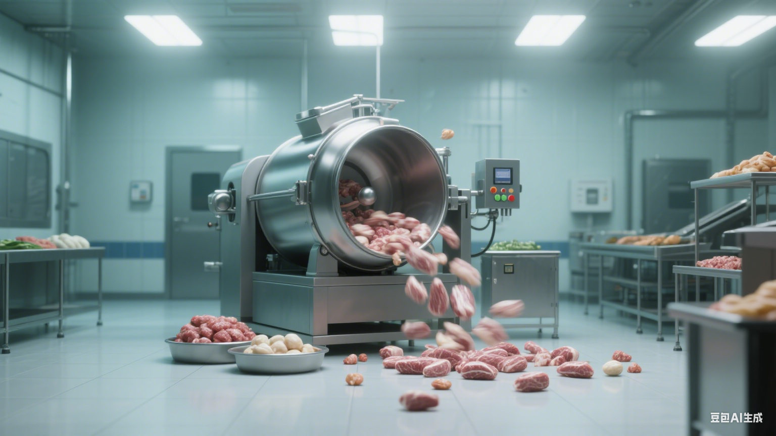 滚揉机的杀菌特性：低温腌制与协同杀菌逻辑(6)