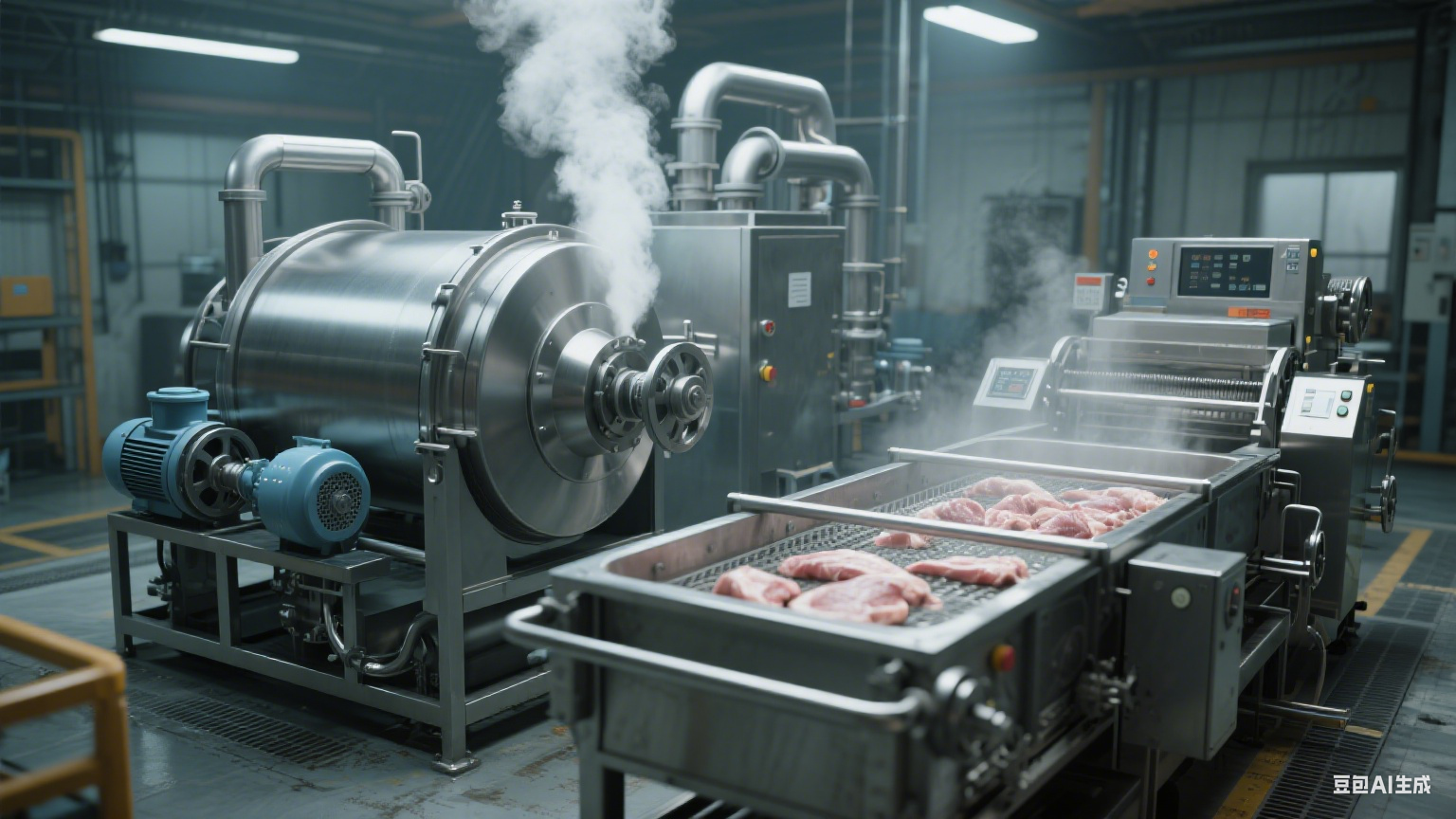 滚揉机与蒸煮漂烫设备的核心功能差异，这俩设备是什么(5)