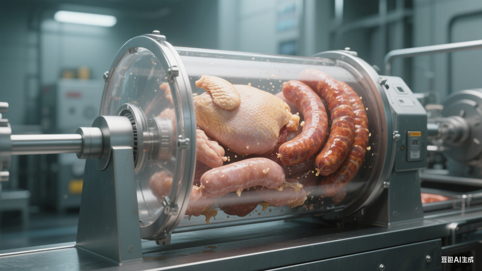 真空滚揉机在食品行业的核心优势与实践应用价值(4)