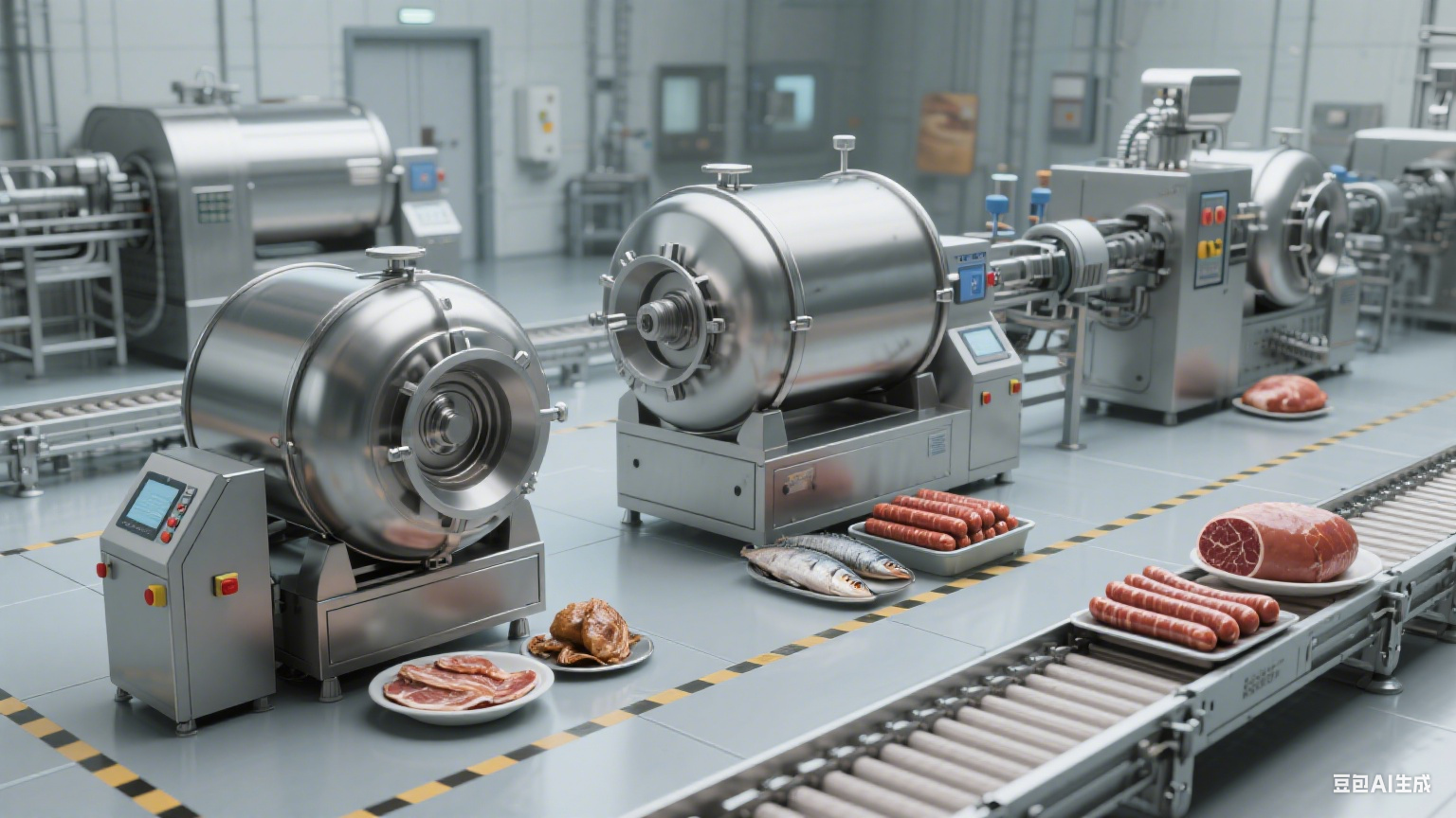 真空滚揉机的作用在于什么，为什么食品业那么受众(7)