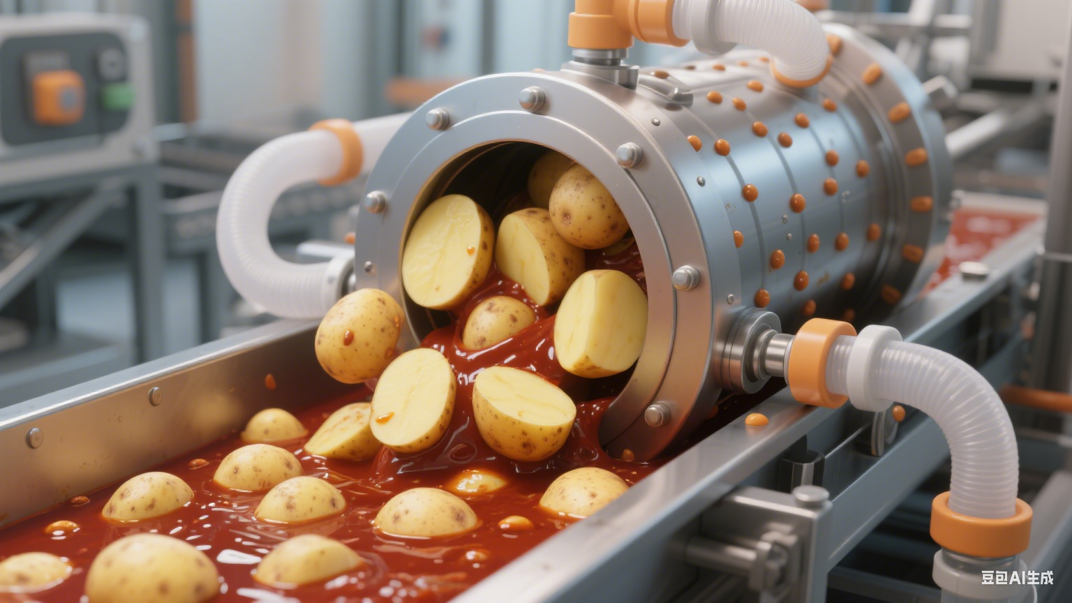 滚揉机在蔬菜加工中的应用(3)