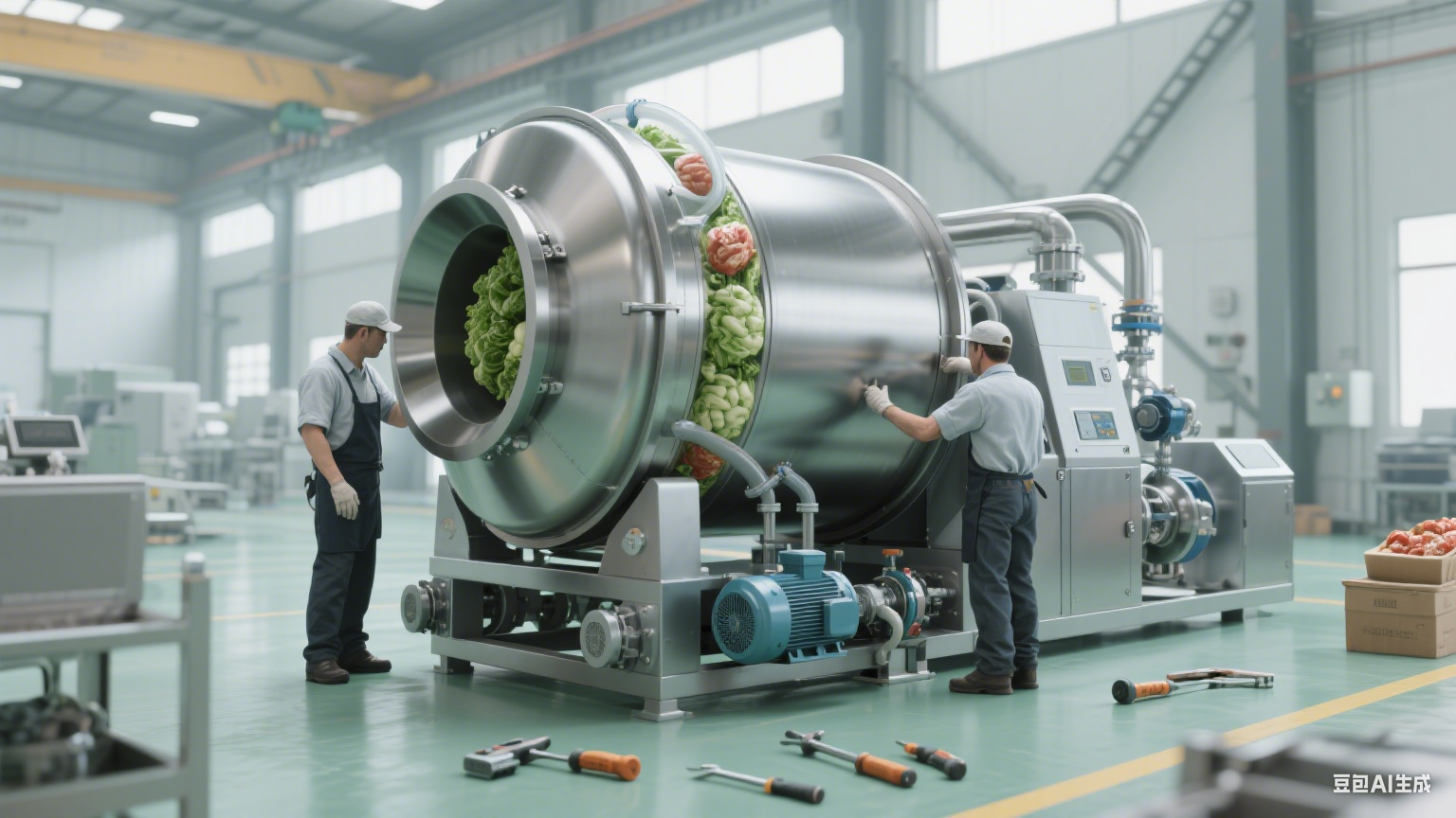 滚揉机在蔬菜加工中的应用(4)