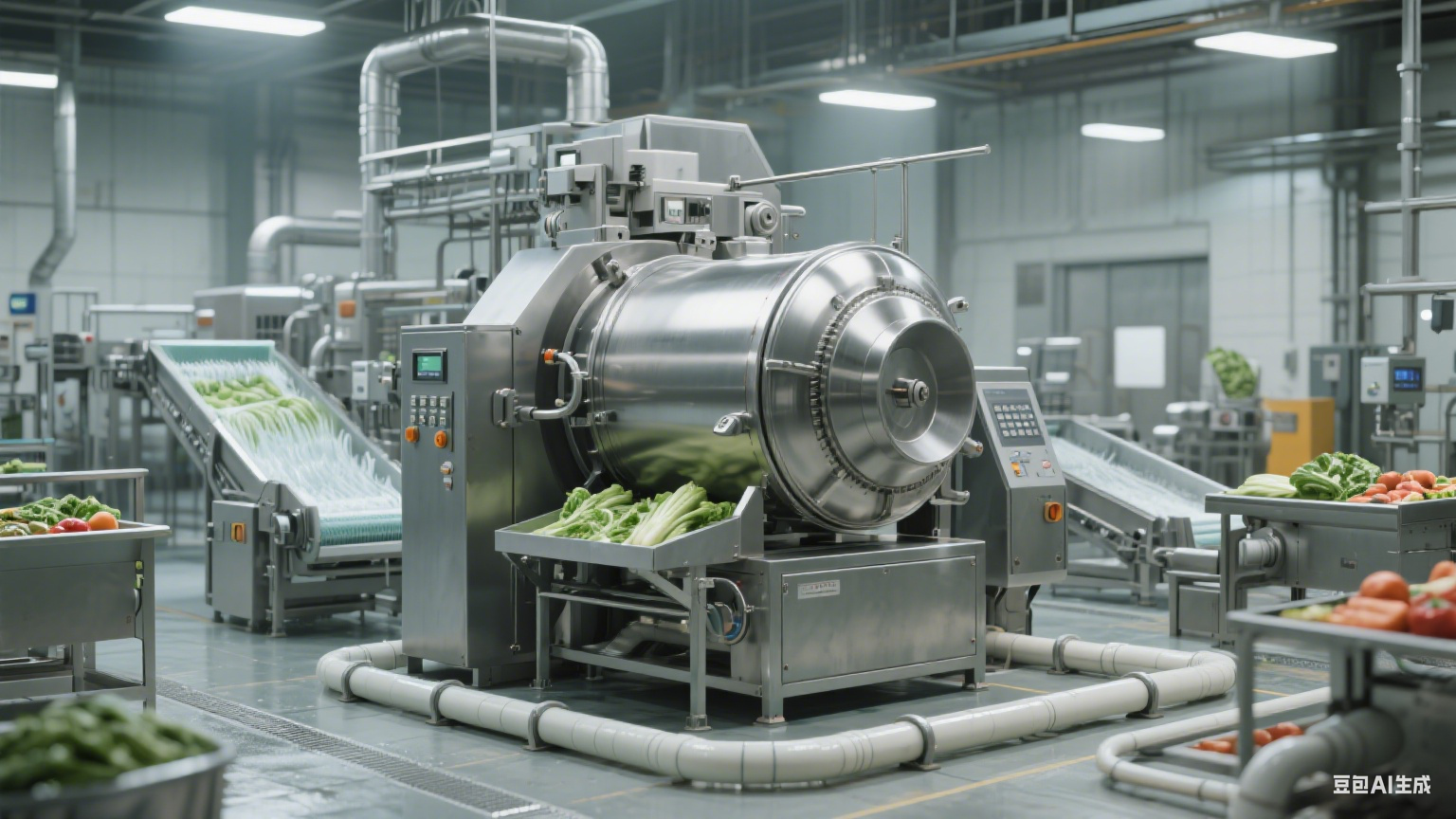 滚揉机在蔬菜加工中的应用(6)