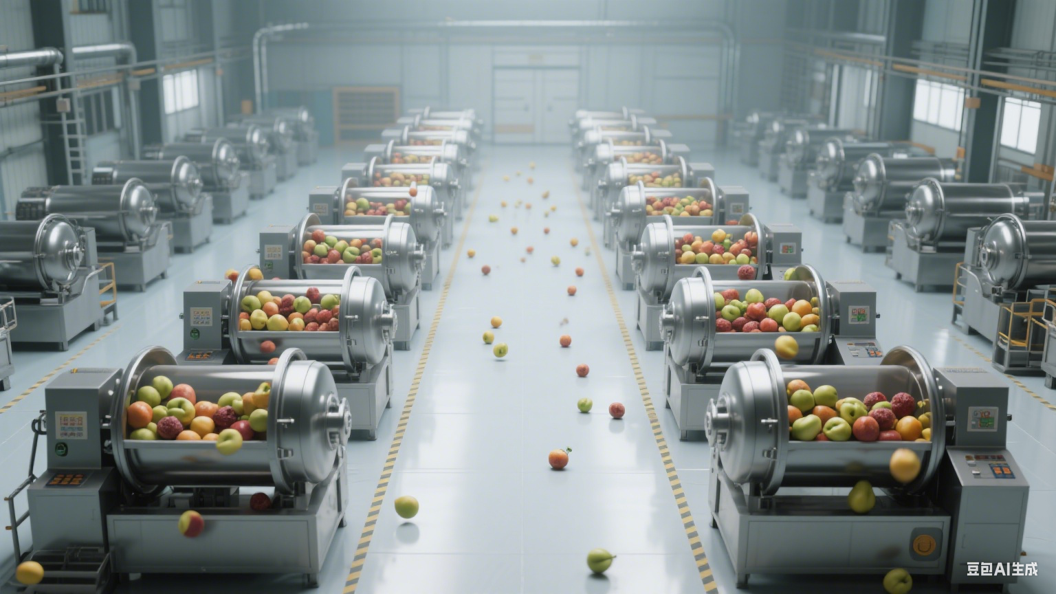 滚揉机在水果加工中的应用(5)