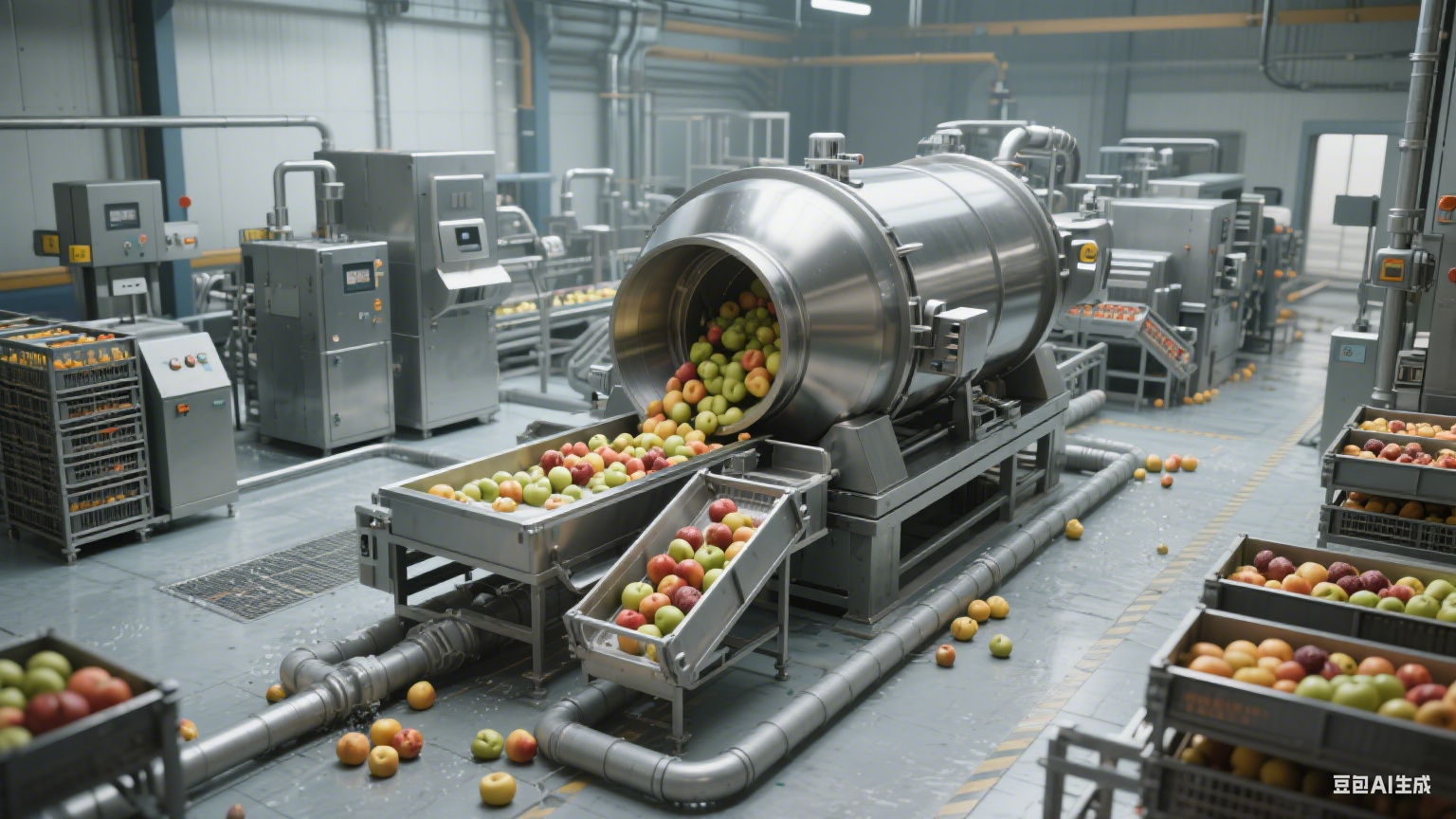 滚揉机在水果加工中的应用(6)