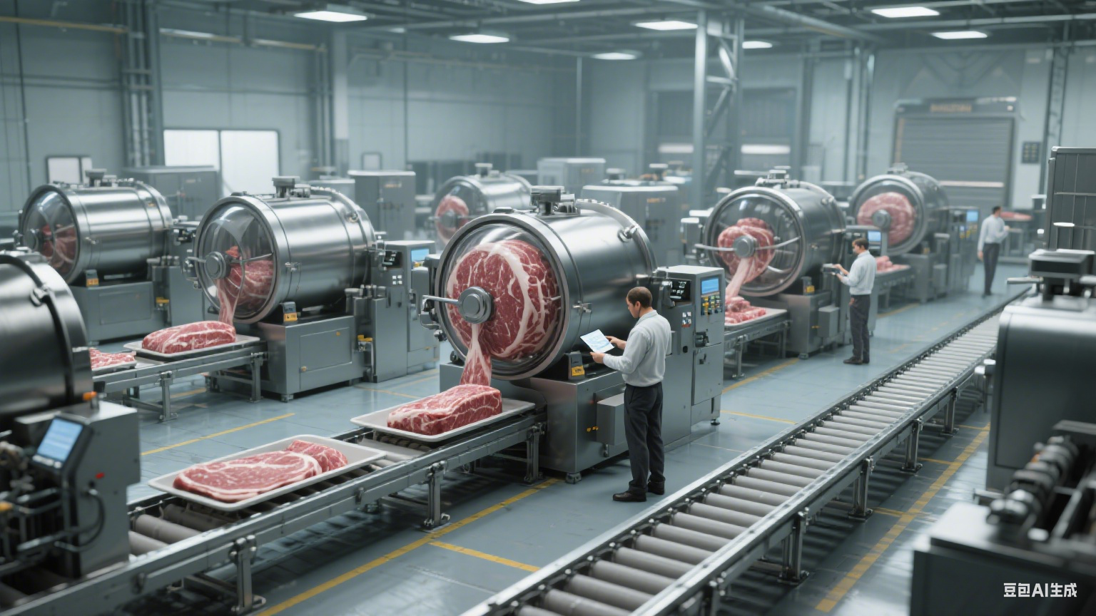 滚揉机在肉类加工中的应用(5)