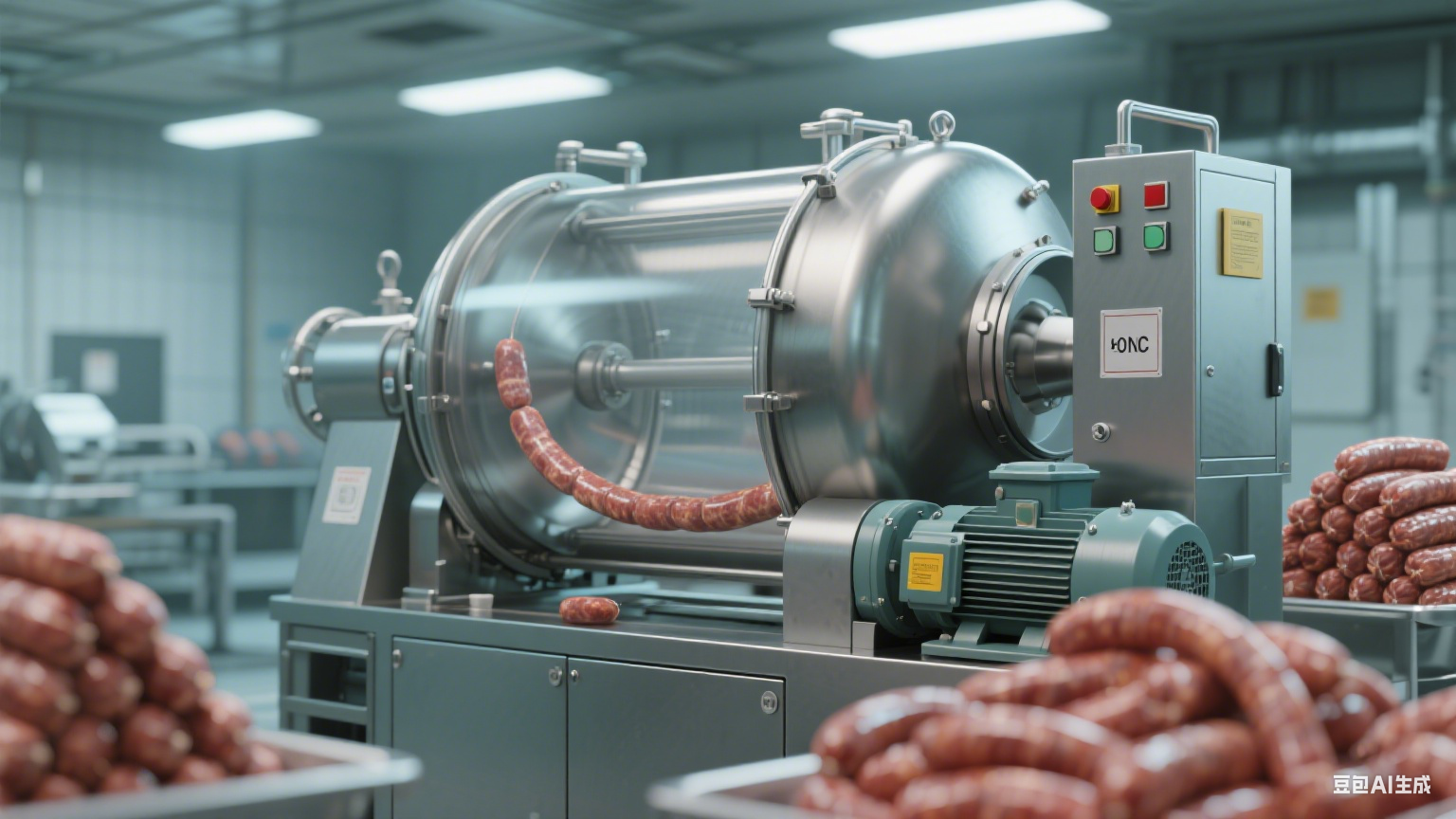 真空滚揉机在食品加工厂中的核心优势：效率、品质与安全的多维提升(5)