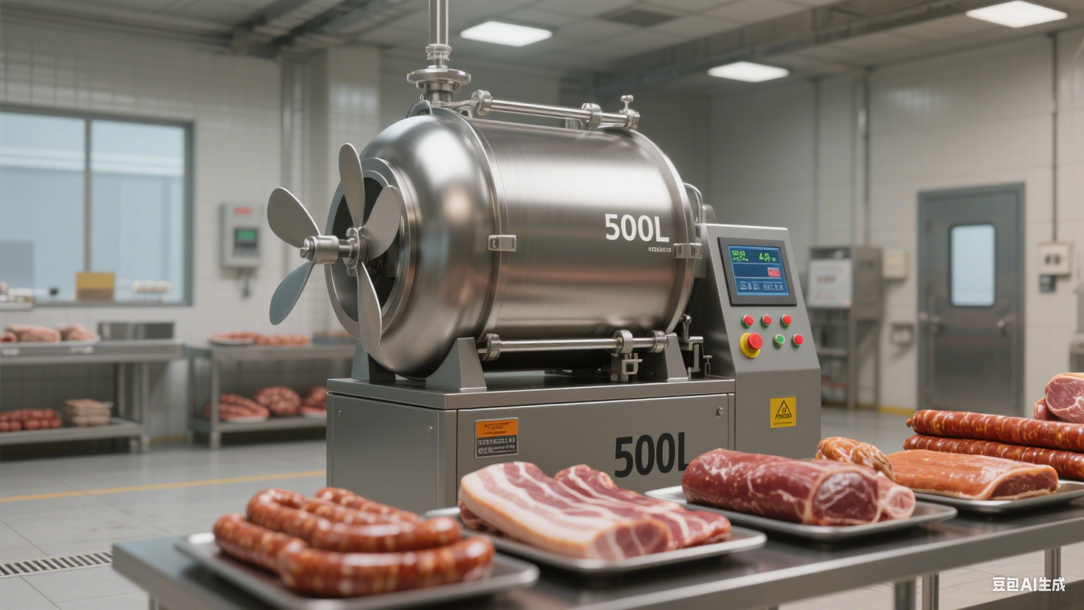 真空滚揉机在食品加工厂中的核心优势：效率、品质与安全的多维提升(6)