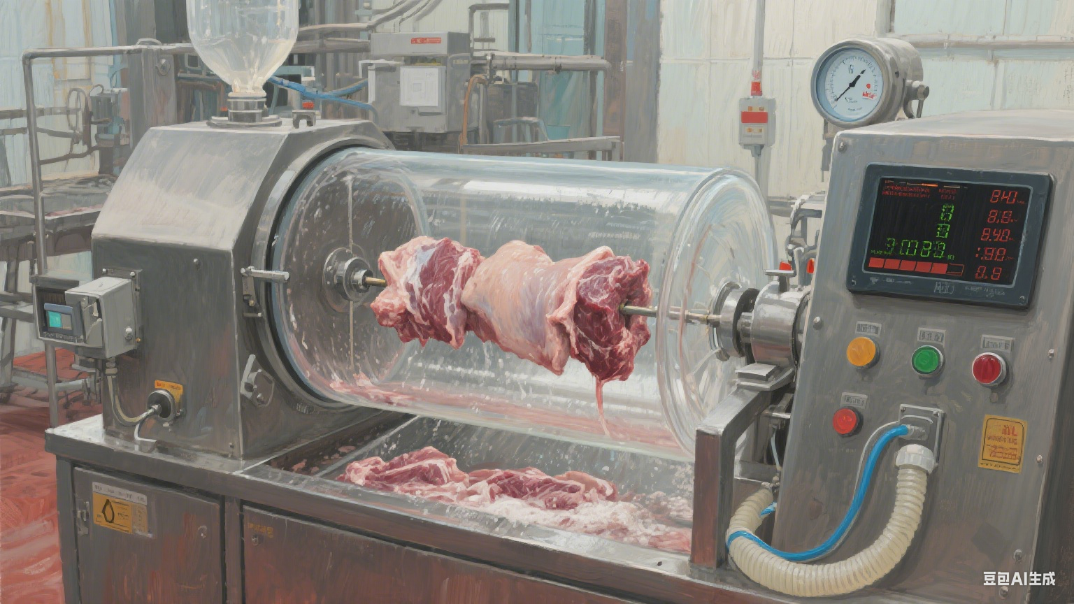 滚揉机在羊肉加工中的应用(3)