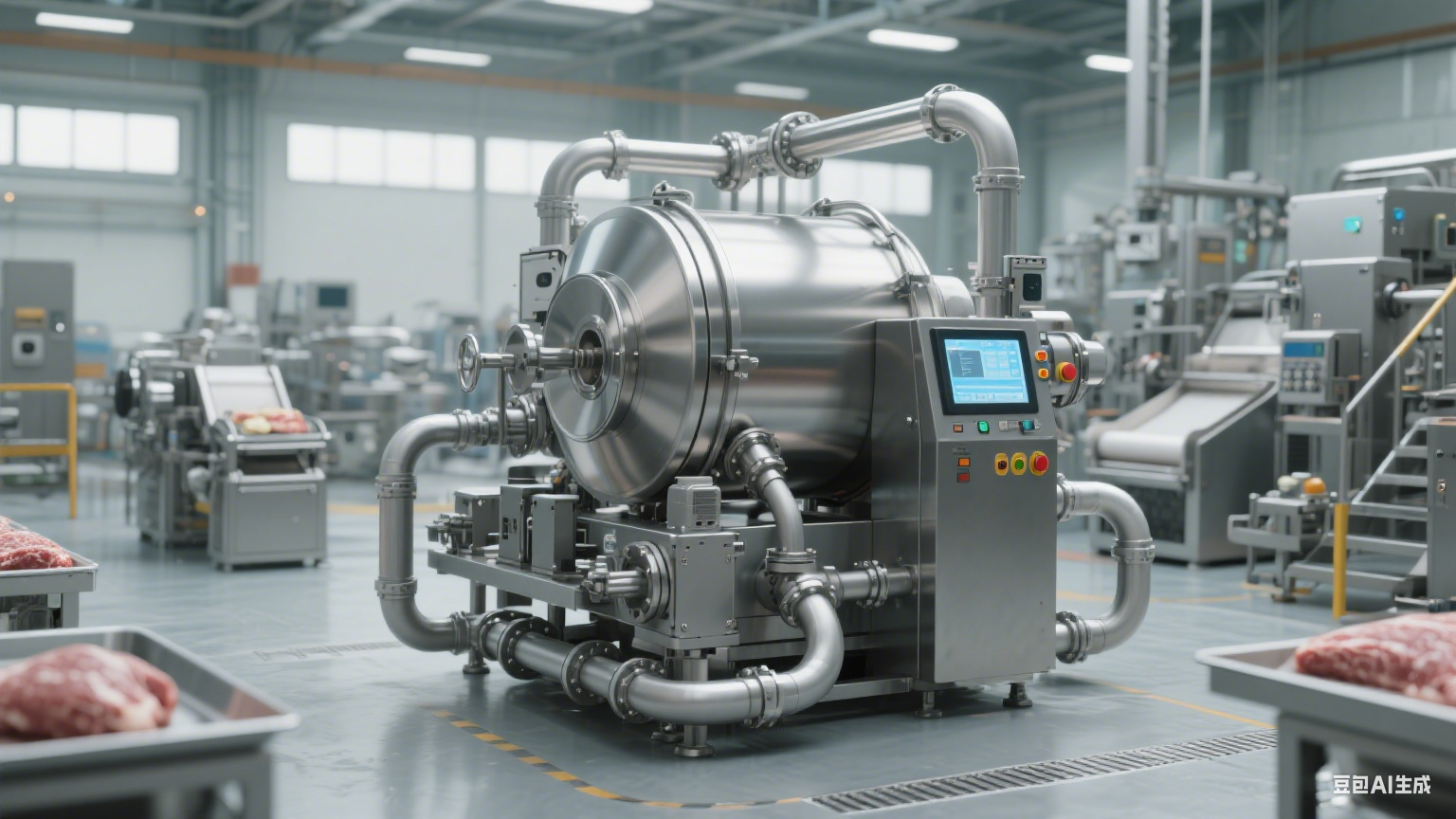 滚揉机在羊肉加工中的应用(6)