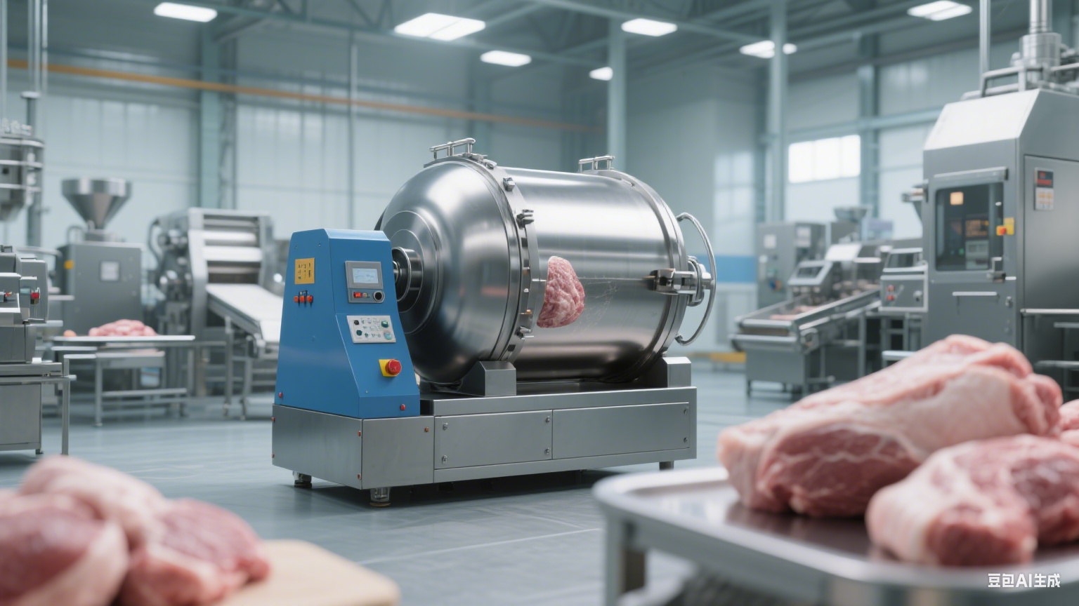 滚揉机在猪肉加工中的应用(6)
