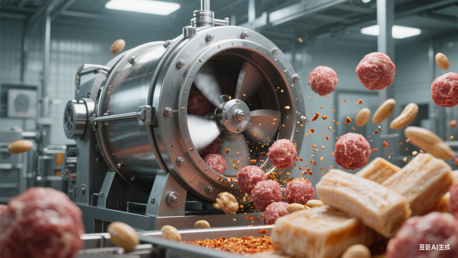 真空滚揉机在食品加工厂中的核心优势解析(2)