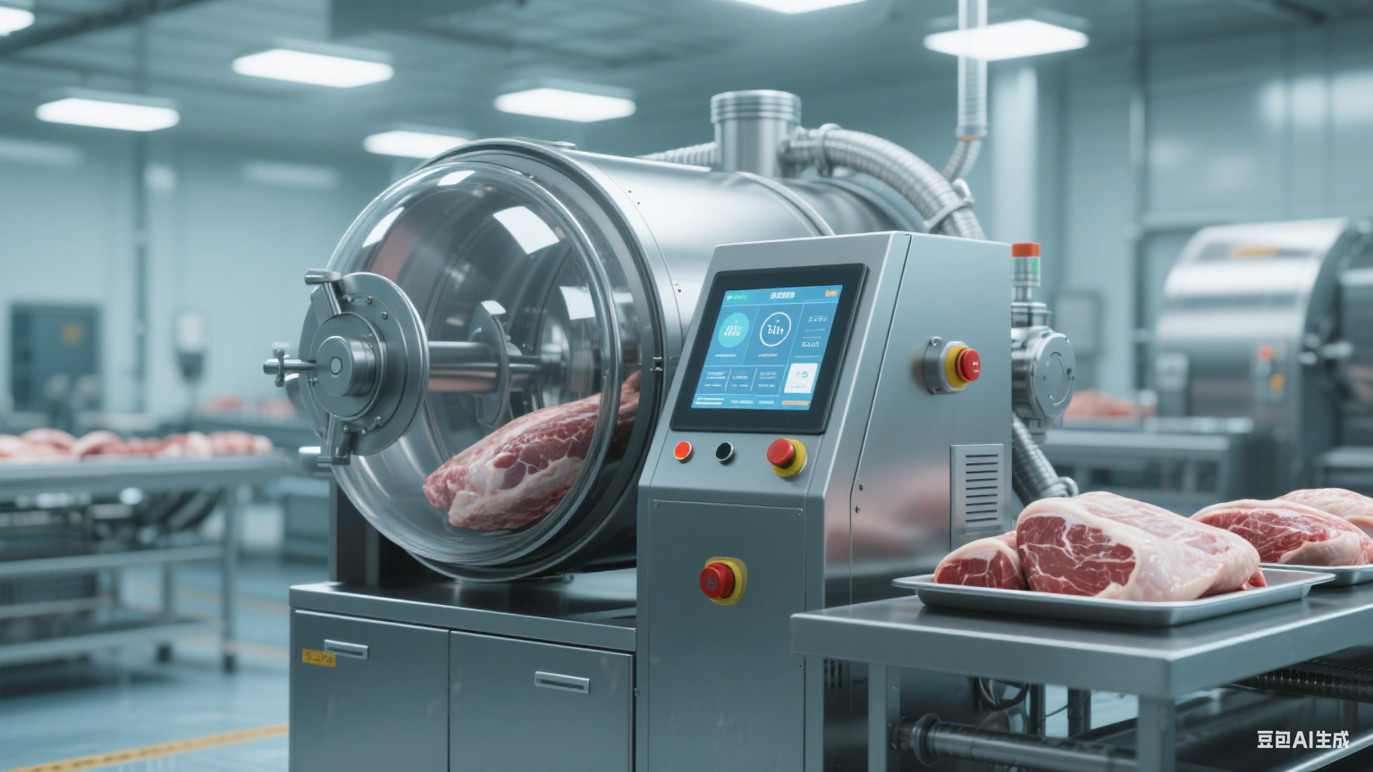 真空滚揉机在食品加工厂中的核心优势解析(4)