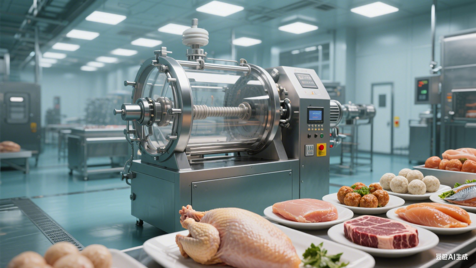 真空滚揉机在食品加工厂中的核心优势解析(5)