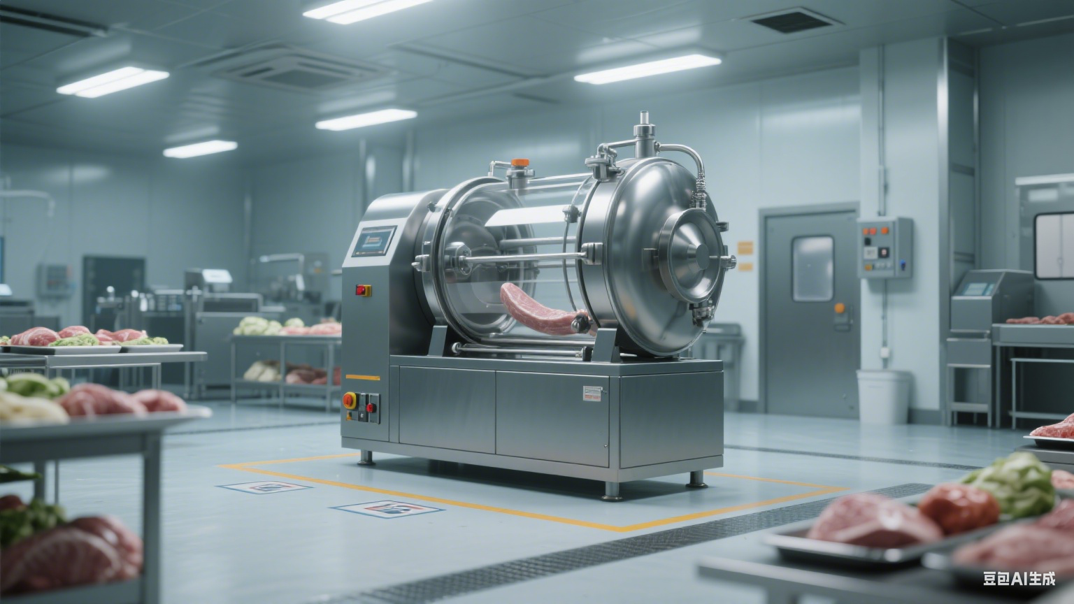 真空滚揉机在食品加工厂中的核心优势解析(6)