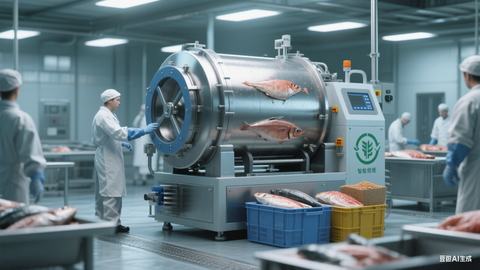 滚揉机在腌鱼加工的核心作用(4)