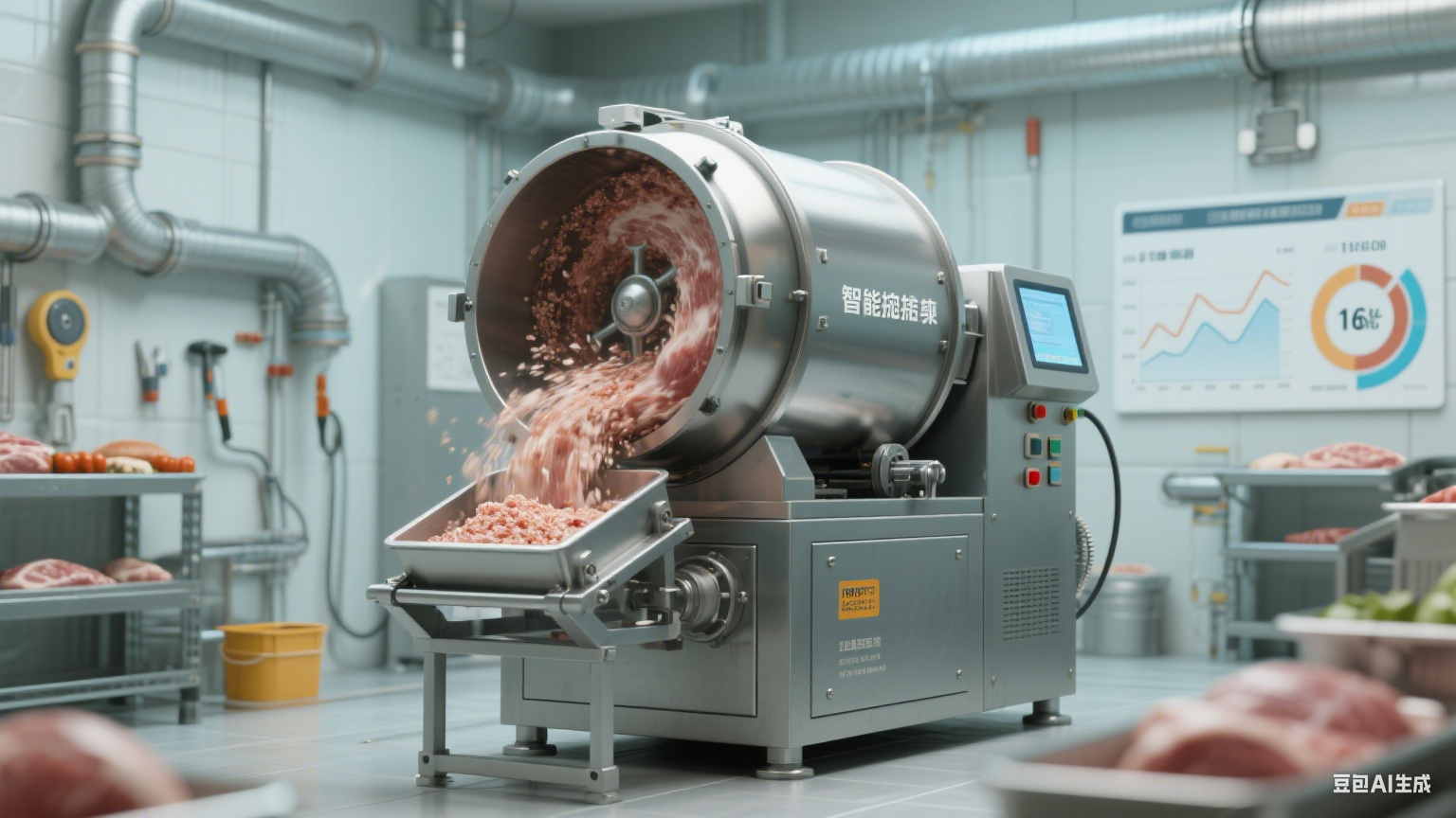 滚揉机在腌菜加工的核心作用(4)