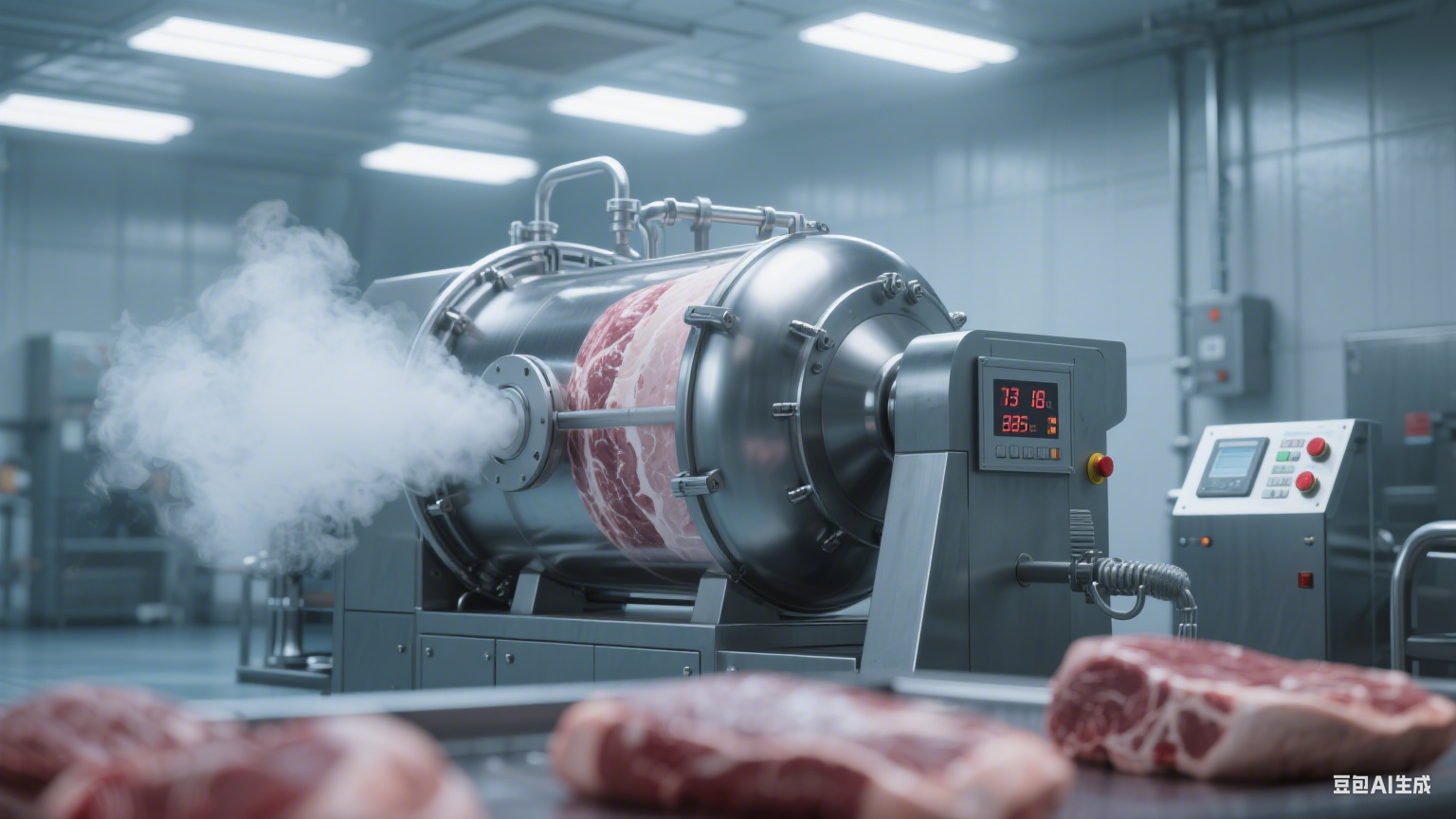 滚揉机助力食品加工：肉类嫩化入味均匀，品质更出众(3)
