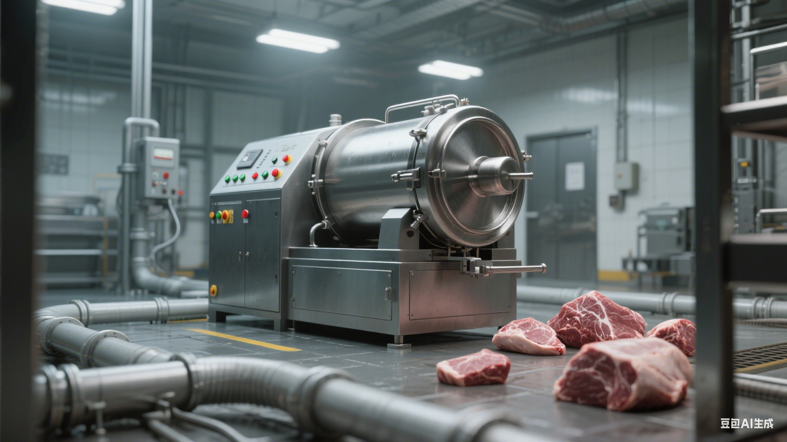 滚揉机助力食品加工：肉类嫩化入味均匀，品质更出众(4)