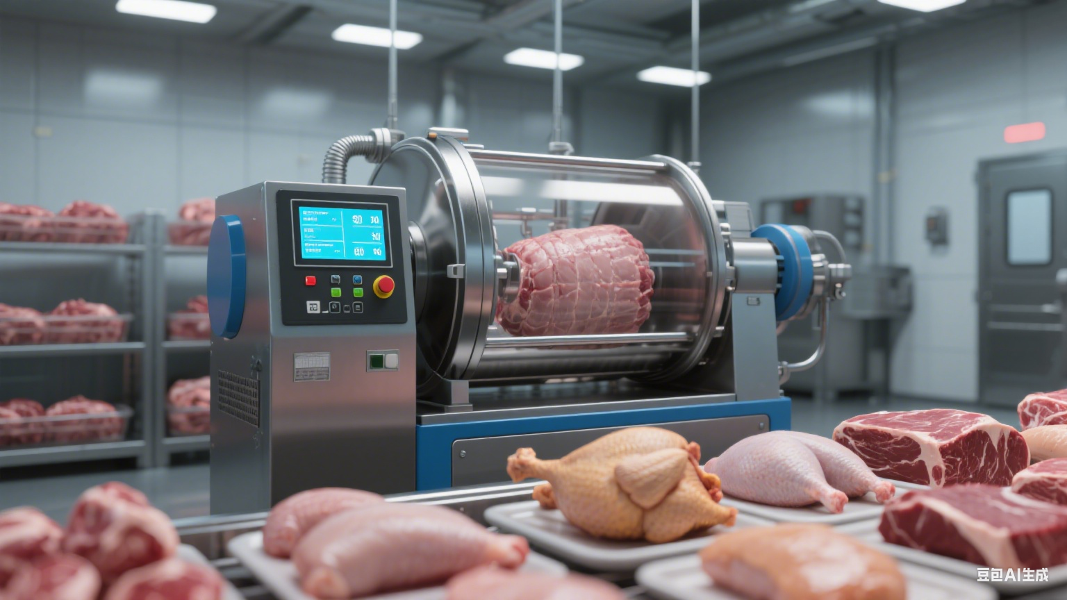 滚揉机助力食品加工：肉类嫩化入味均匀，品质更出众(5)