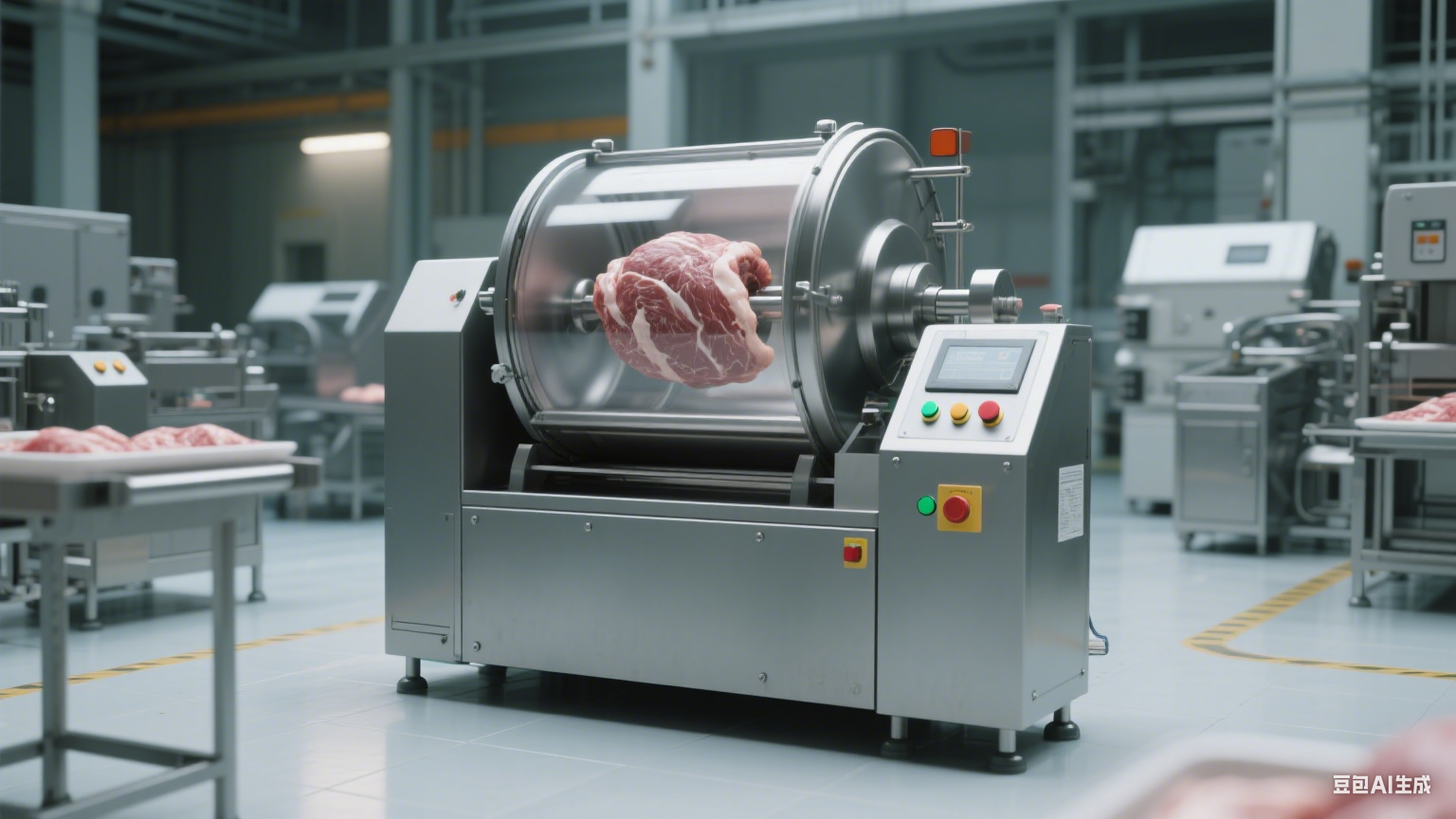 滚揉机助力食品加工：肉类嫩化入味均匀，品质更出众(6)