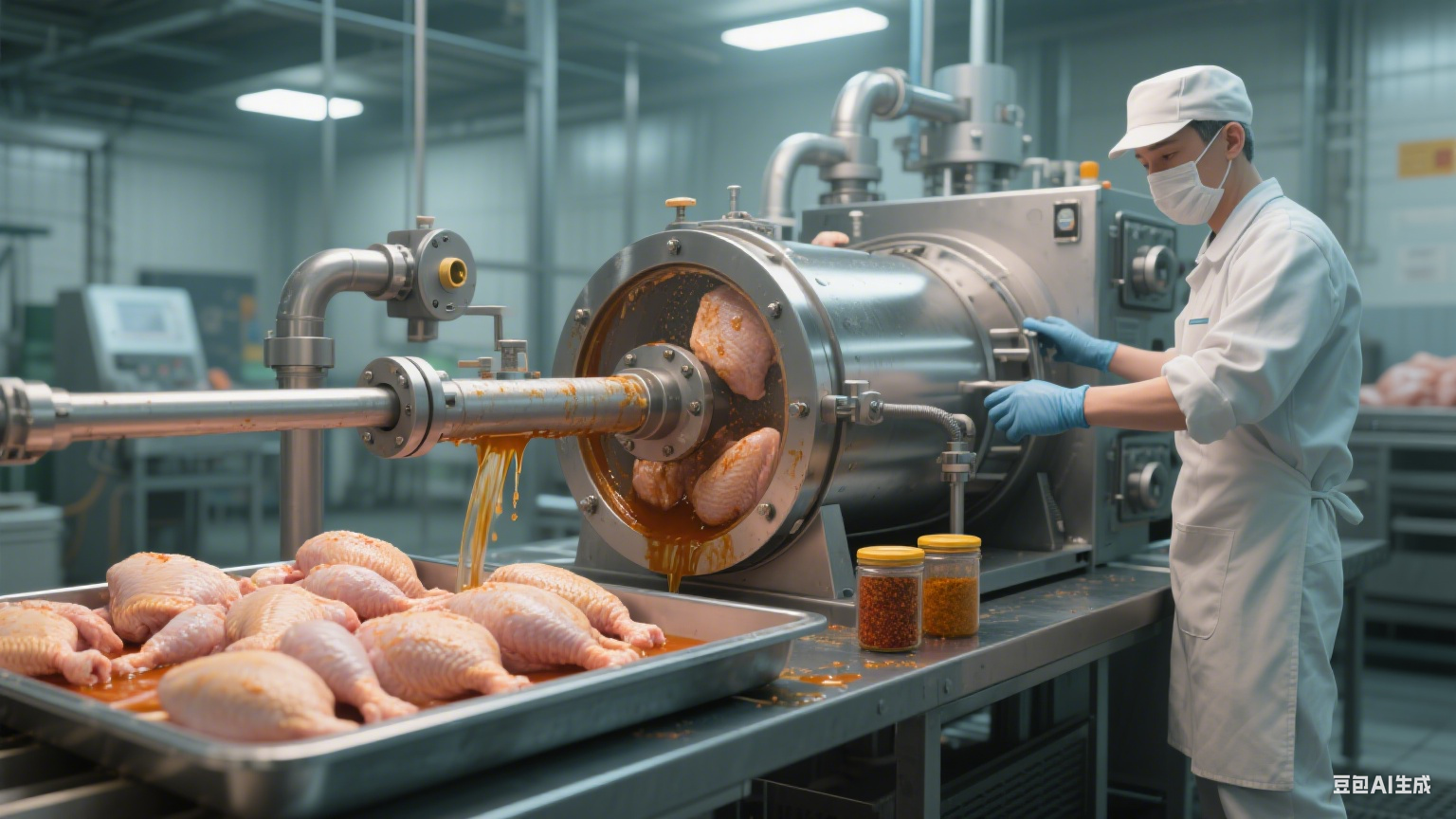 滚揉机赋能食品厂:肉类均匀滚揉提升产品竞争力(3) 滚揉机赋能食品厂:肉类均匀滚揉提升产品竞争力(3)