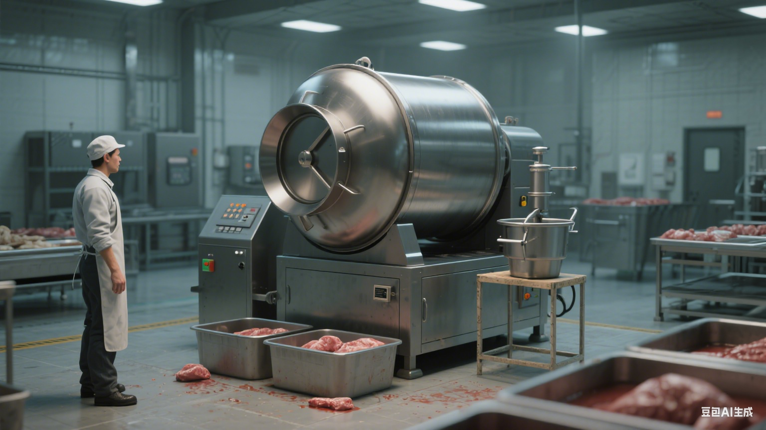 食品加工选滚揉机准没错:肉类腌制均匀品质高(2) 食品加工选滚揉机准没错:肉类腌制均匀品质高(2)