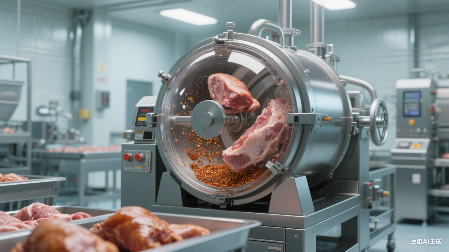 滚揉机：破解肉类加工入味难题，提升食品厂生产效率的关键设备(3)