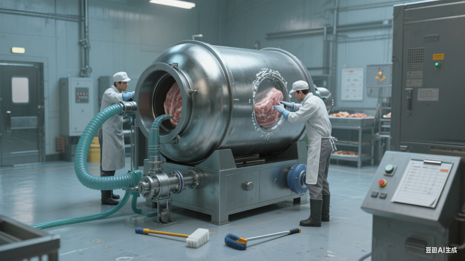 滚揉机：破解肉类加工入味难题，提升食品厂生产效率的关键设备(5)