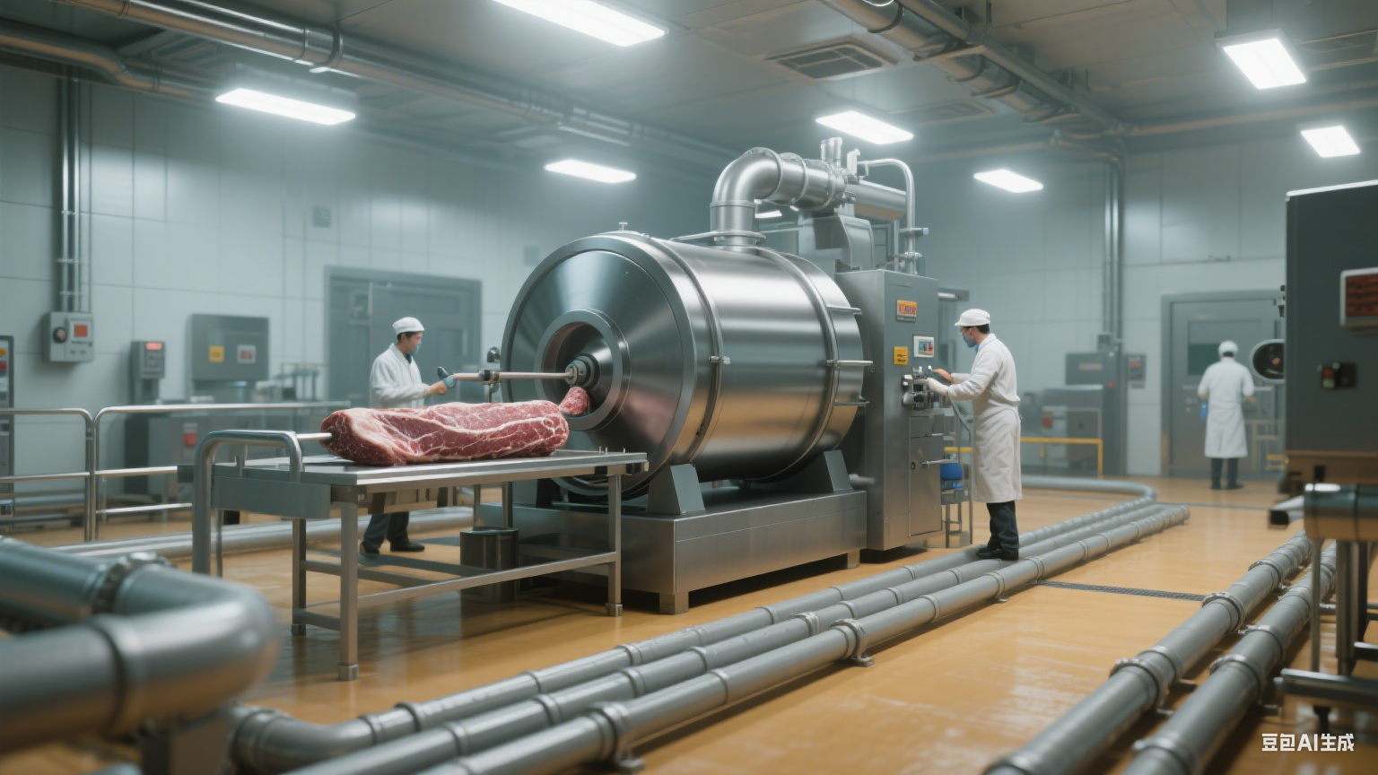 滚揉机：破解肉类加工入味难题，提升食品厂生产效率的关键设备(6)