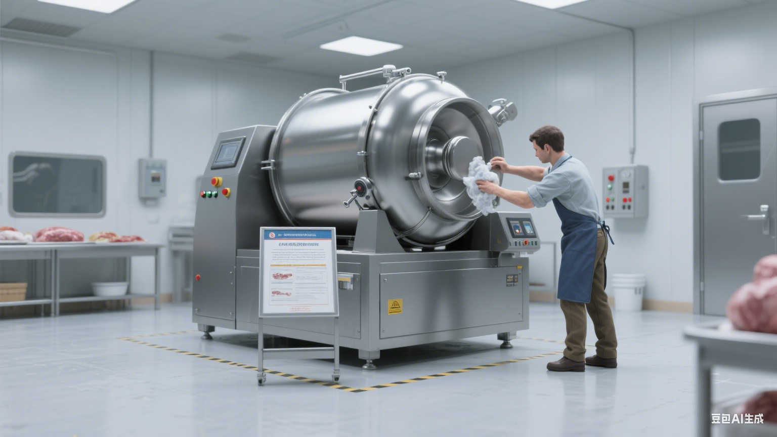 滚揉机：赋能肉类加工，为食品厂注入有效稳定生产动能(4)