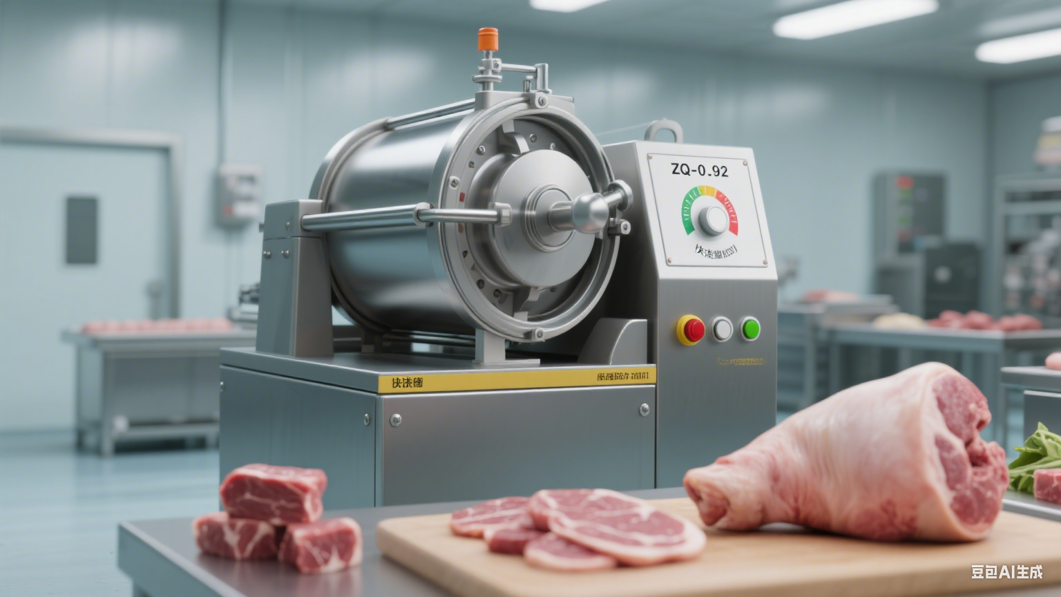 ZQ-092 真空变频滚揉机：腌肉多久能入味？答案藏在细节里！(4)