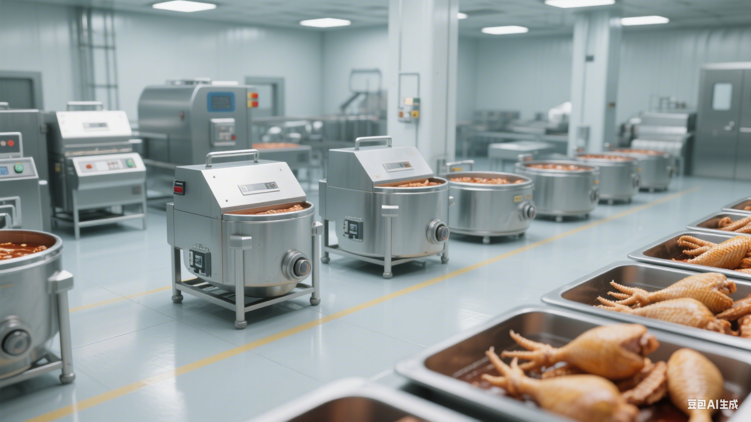 鸡爪鸡翅腌制滚揉机：比人工快多少？能腌入味吗？(6)