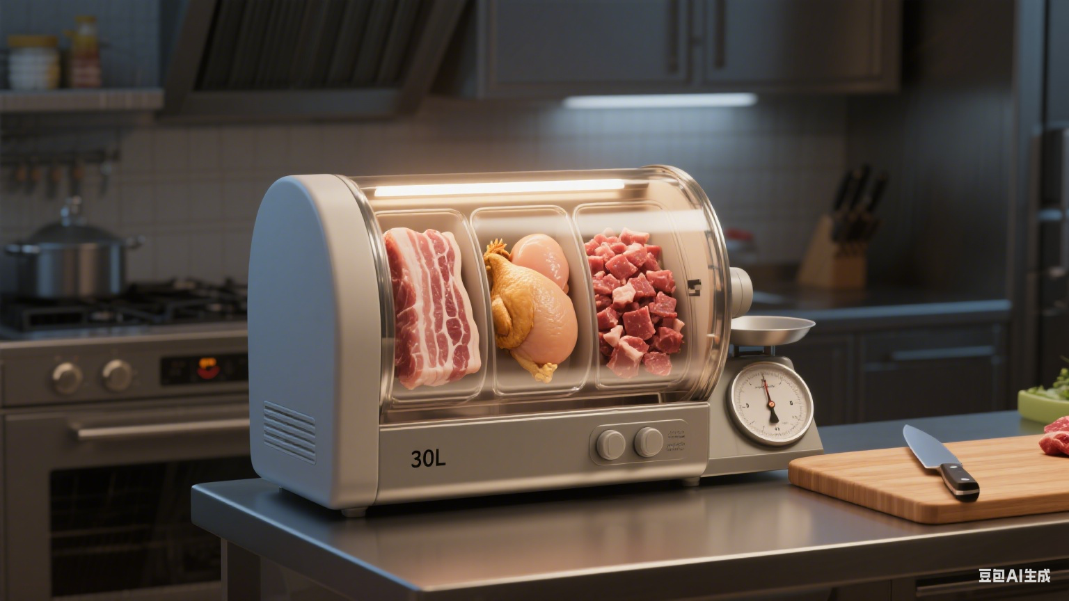 滚揉机滚筒容积一般多大？看肉量选才不浪费(4)