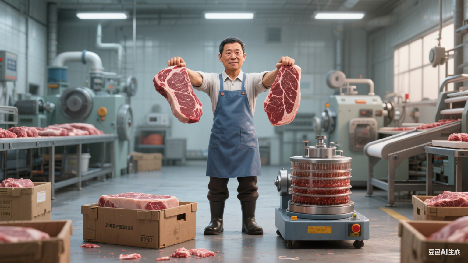 滚揉机咋腌牛肉？(1)