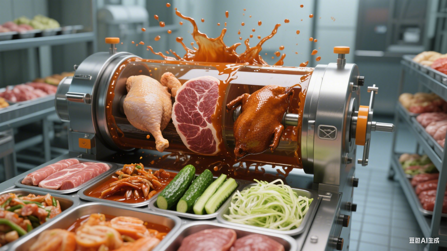 肉制品酱菜滚筒搅拌机会不会改变肉质的口感?(5)