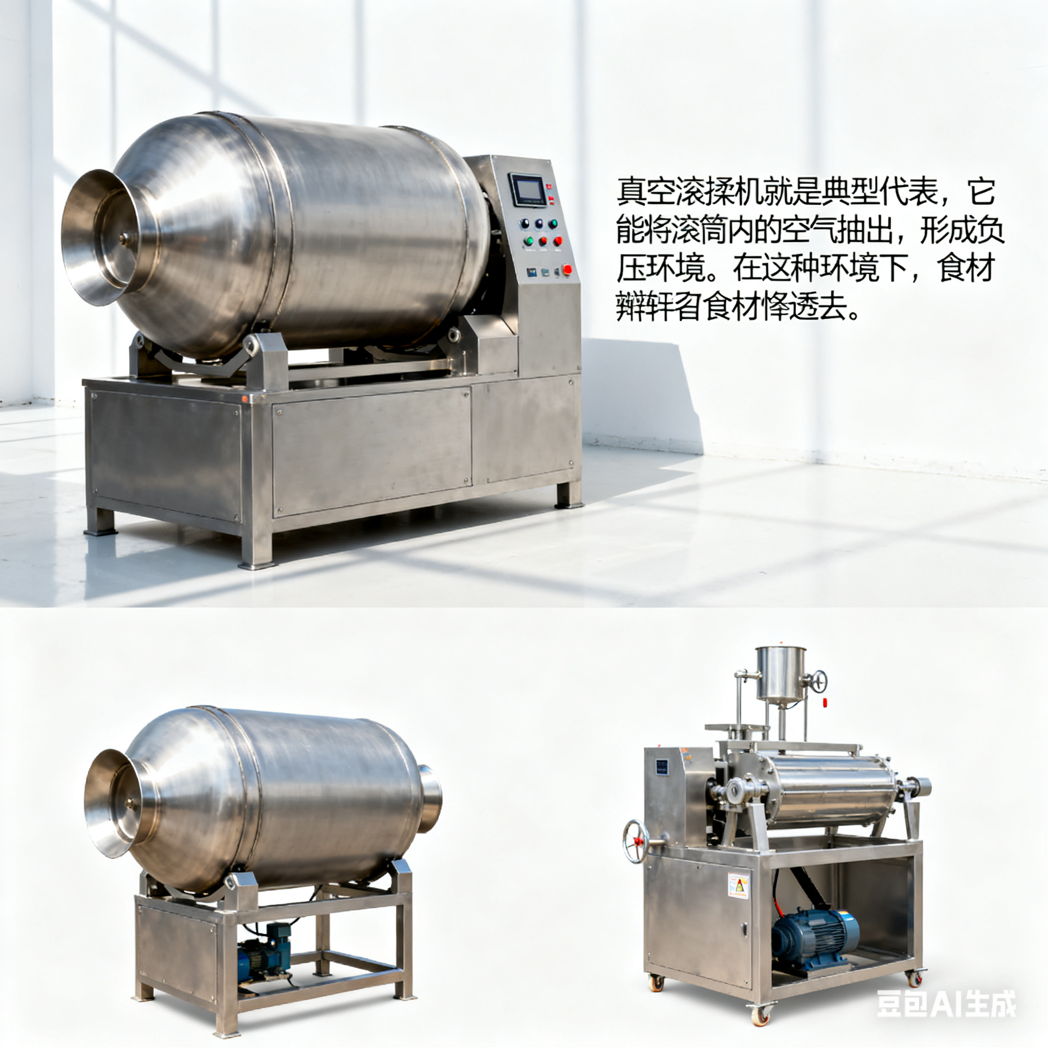 食品加工腌制滚揉机：让馅料 “吃透” 味道的秘密武器(2)