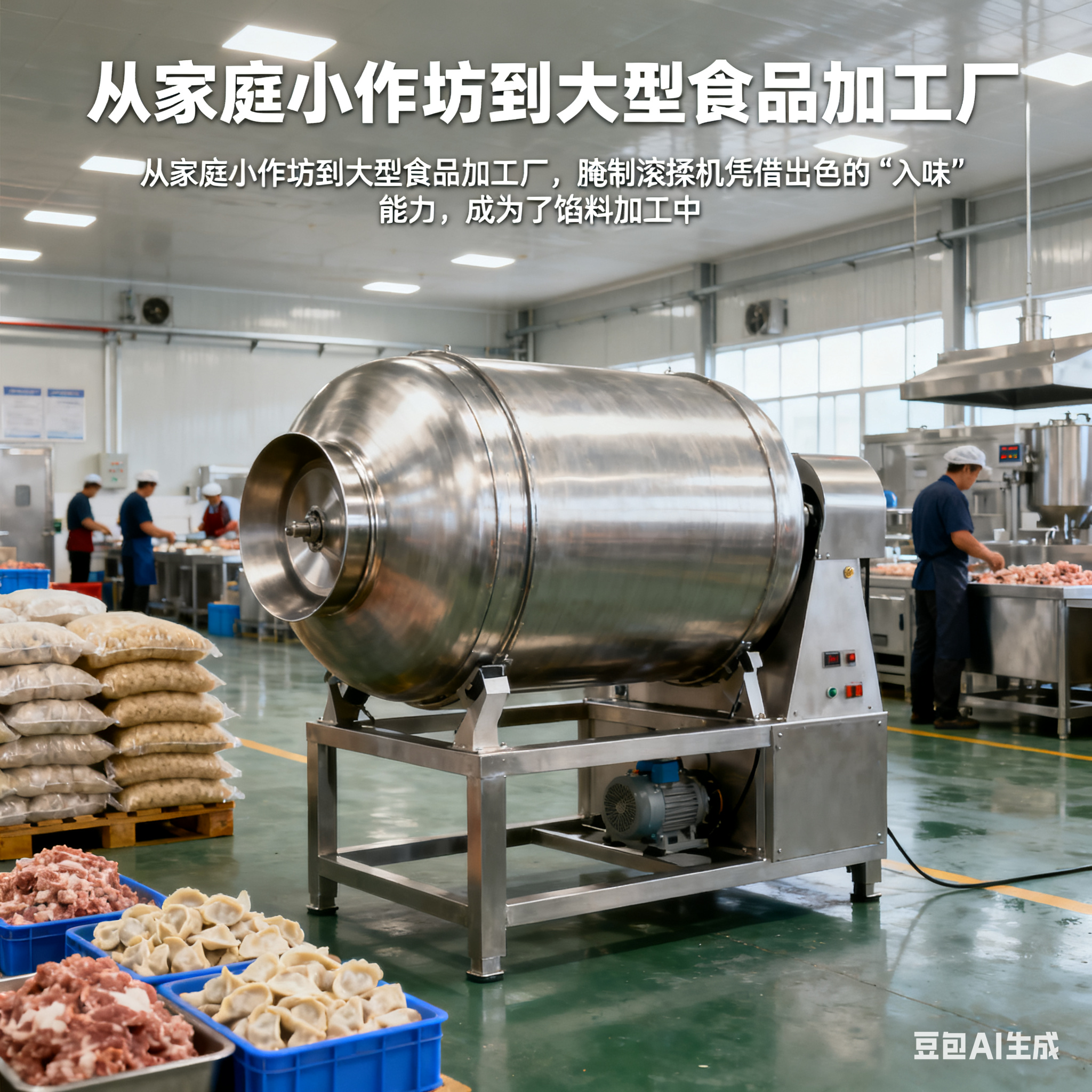 食品加工腌制滚揉机：让馅料 “吃透” 味道的秘密武器(5)