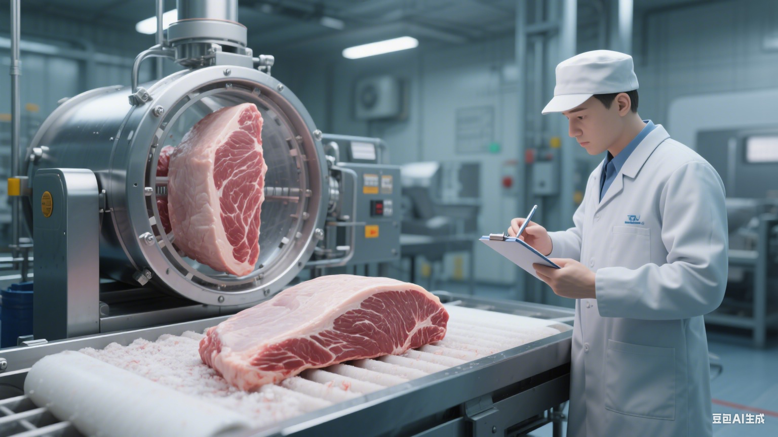 里脊嫩化时序：解密里脊肉真空滚揉机的滚揉时间调控(2)