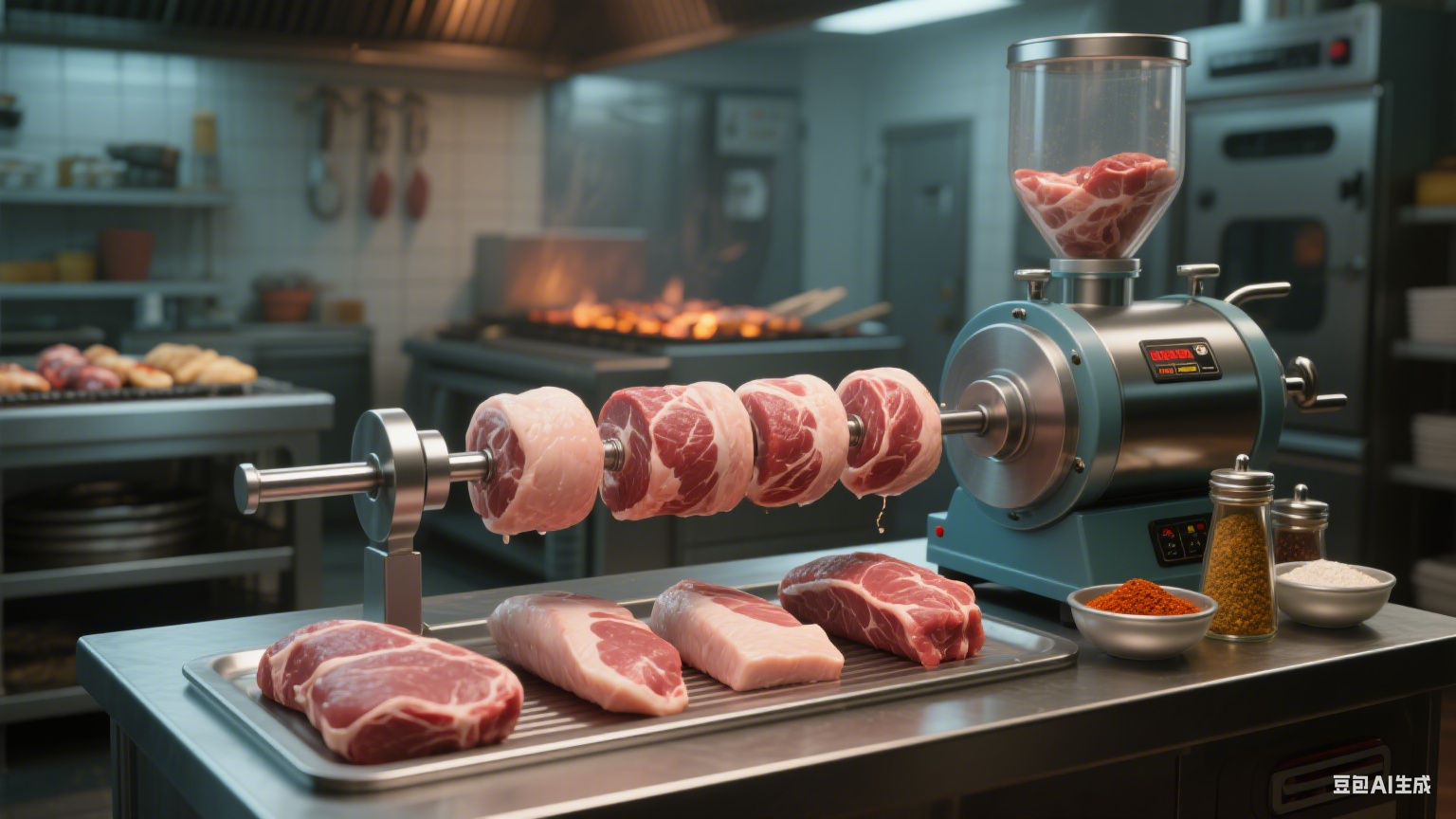 里脊嫩化时序：解密里脊肉真空滚揉机的滚揉时间调控(4)